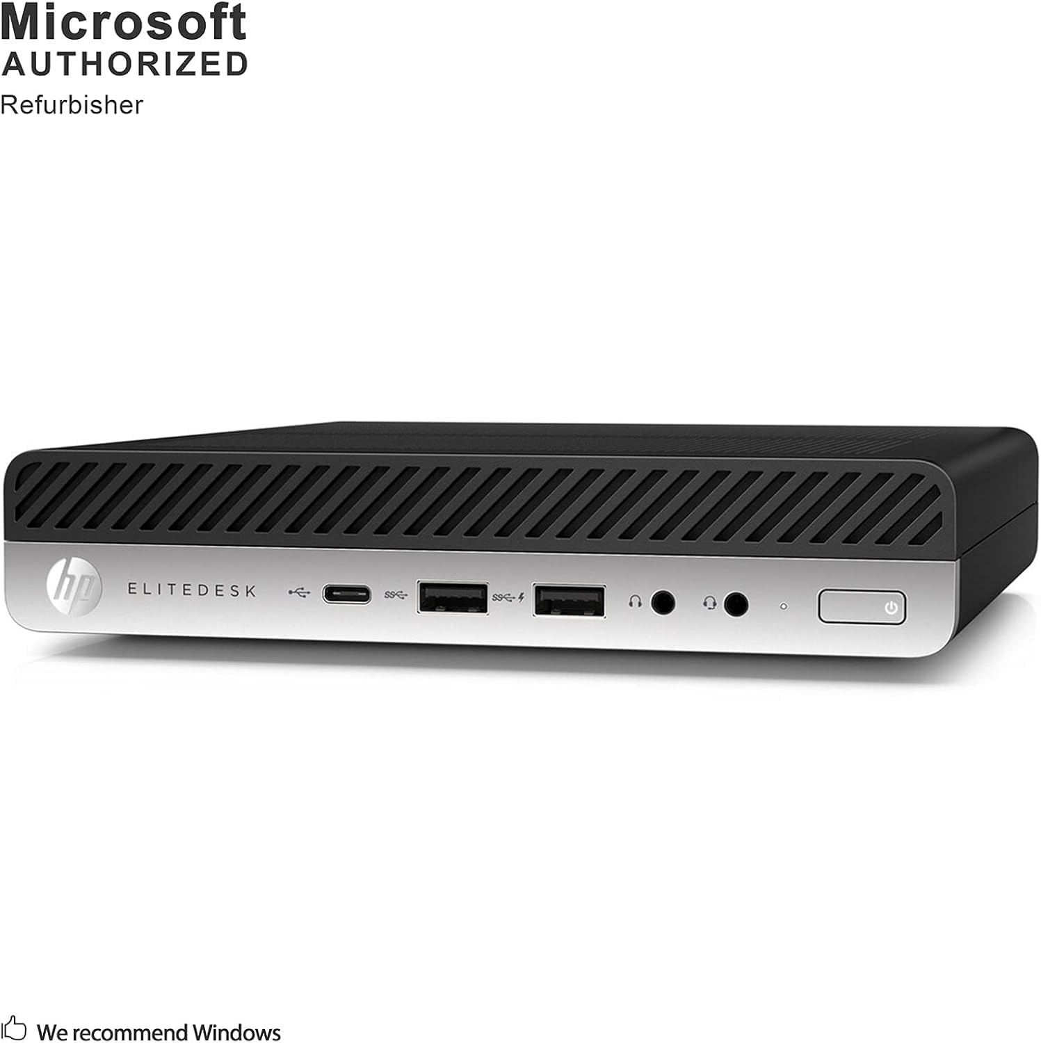 HP EliteDesk 800 G3 Mini Desktop Computer, Intel Quad-Core i5-6500 Business PC, 16GB DDR4 RAM, 256GB SSD, Keyboard&Mouse, WiFi, BT, Windows 11 Pro (Renewed)