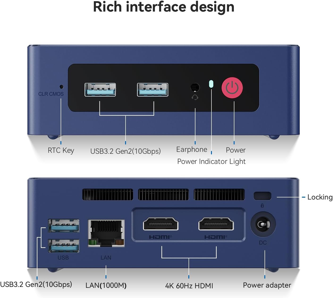 Beelink MINI S12 Pro Mini PC Intel 12th Lake N100(up to 3.4GHz 4C/4T), Mini Computers 12GB DDR4 512GB SSD, 1000Mbps Dual HDMI 4K Displays, Micro PC Support AV1 deconding/WIFI6/BT5.2/Office/W11 Home
