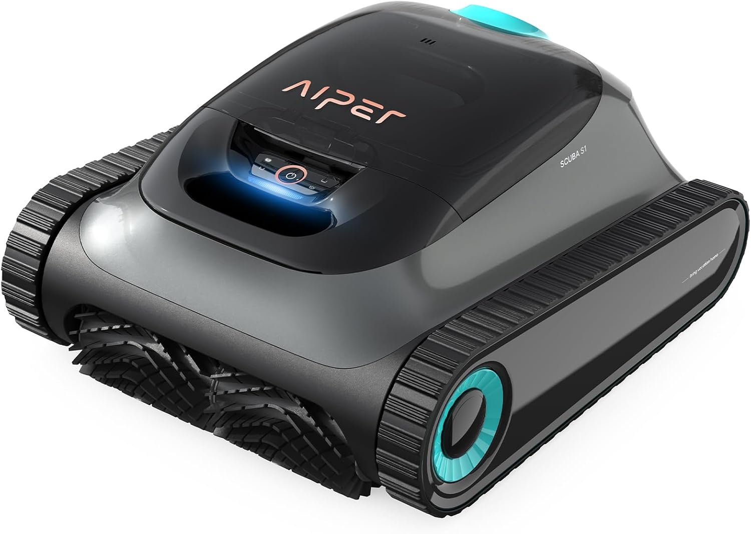 Aiper Scuba S1 Robotic Pool Cleaner, Wall & Waterline Cleaning, Cordless Pool Robot with 4 Modes, Smarter Navigation with High-Precision Sensors（Renewed）