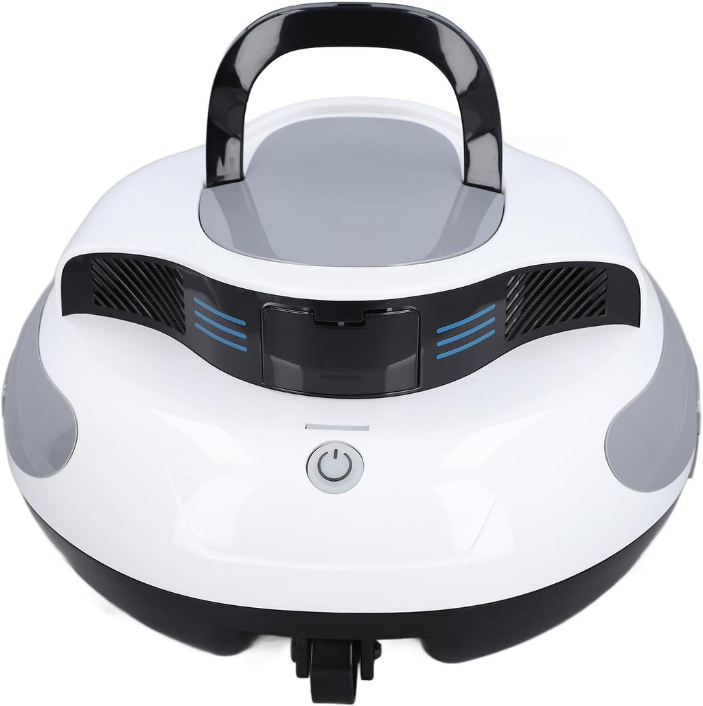 Pool Vacuum for Inground Pools, IPX8 Full Automatic Smart Cleaner Cordless Vacuum Robot Cordless Robotic (US Plug)