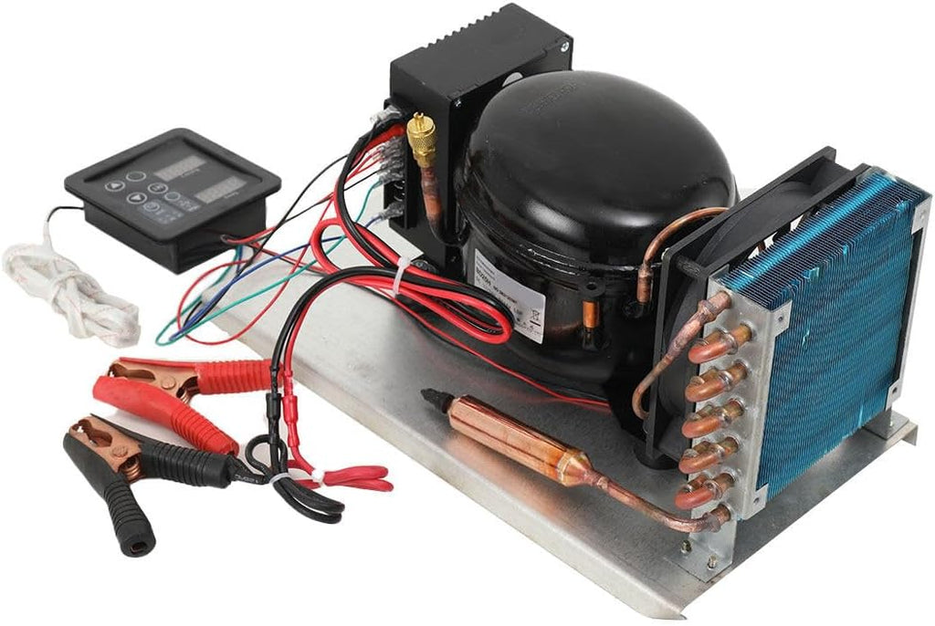 12V-24V DC Car Refrigeration Air Compressor Fridge Freezer Natural Cooling/Air-cooled BD25HC With Temperature Controller