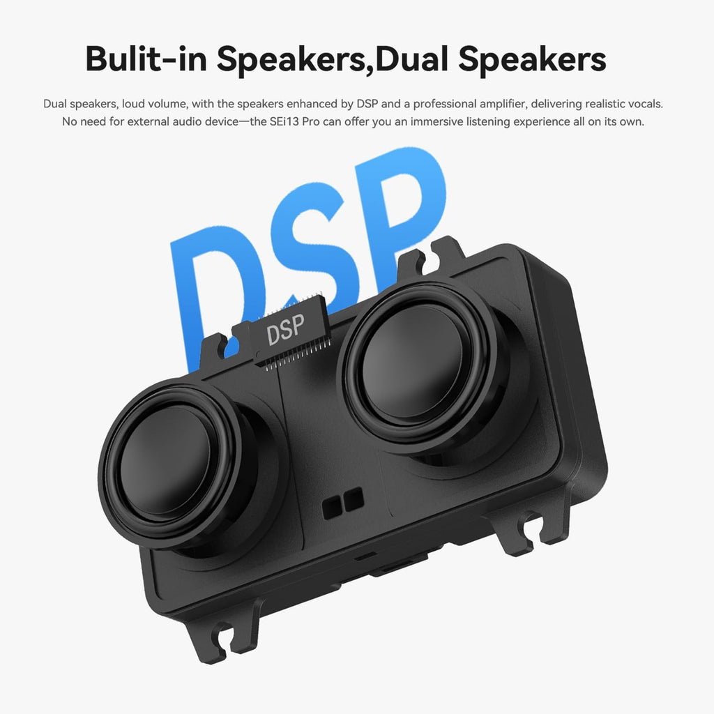 Beelink SEi13 Pro Mini PC, Intel Core i7 13620H (up to 4.9GHz) 10C/16T, Mini Computer 32GB LPDDR5X 1TB PCIe4.0 SSD, Triple Display HDMI&DP/USB-C 10Gbps/WiFi6/BT5.2/Built-in PSU/Speakers/Microphone
