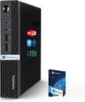 Lenovo Business Mini Desktop PC, AMD Processor, 4GB DDR4 RAM, 128GB PCIe SSD Drive, Dual Display Support, Wi-Fi, Bluetooth, USB & Ethernet Port, Windows 11 Pro, w/Keyboard & Mouse