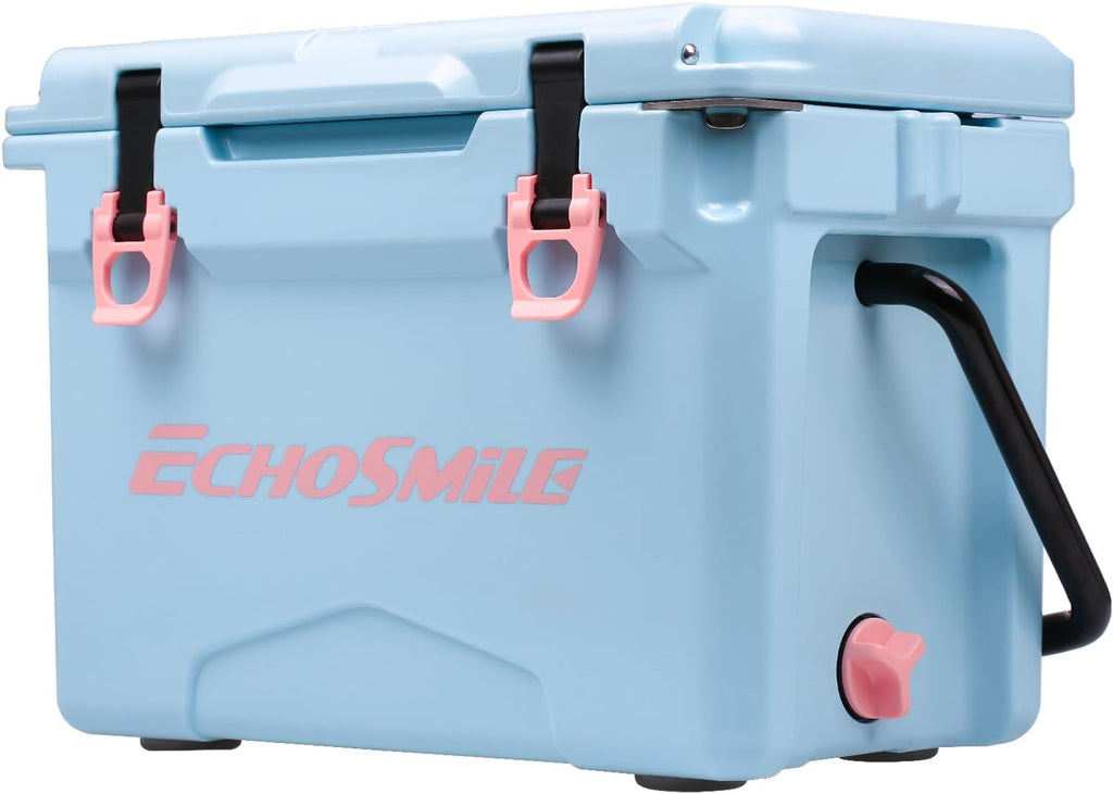 EchoSmile 12/18/25 Quart Rotomolded Cooler, Built to Stand up to The Rigors of The Journey