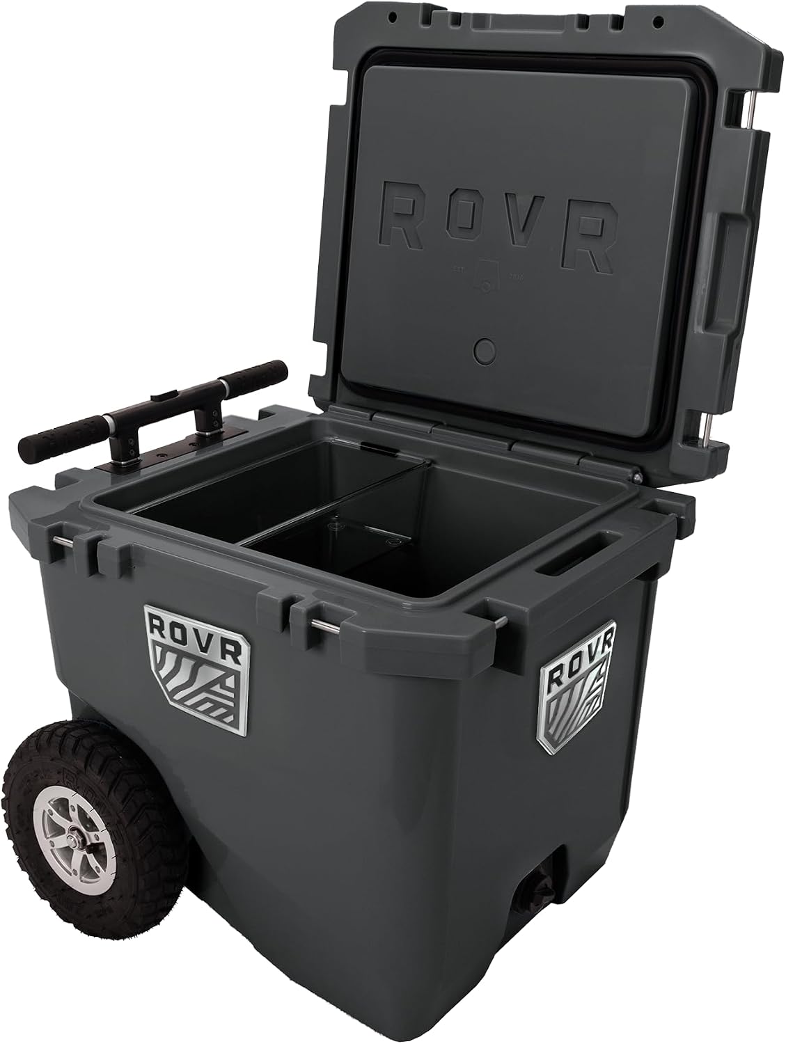 RovR Hard Cooler – Heavy Duty Insulated Cooler Box for Camping, Beach, Travel, Tailgating, Fishing, and Parties – Rugged Portable Cooler for Long Ice Retention