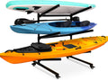 Kayak Storage Rack with Lockable casters,Thickened Heavy Duty Kayak Stand, for Indoor, Outdoor, Garage, shed, Marina Kayak Storage Racks