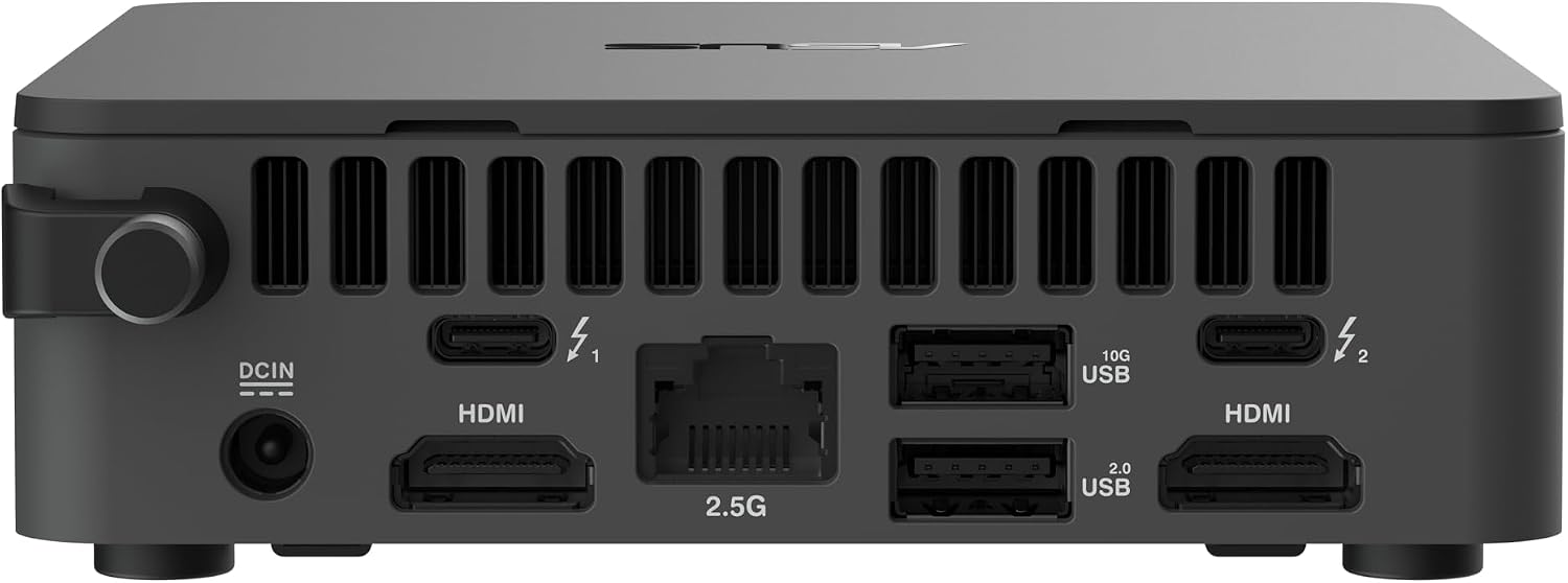ASUS NUC 13 Pro Slim Full System Mini PC with Intel 13th Gen Core i5-13420H, 8GB DDR4 RAM, 512GB PCIe G4x4 NVMe SSD, Thunderbolt™ 4, Wi-Fi 6E & Bluetooth 5.3, Win 11 Pro, VESA Mount Included