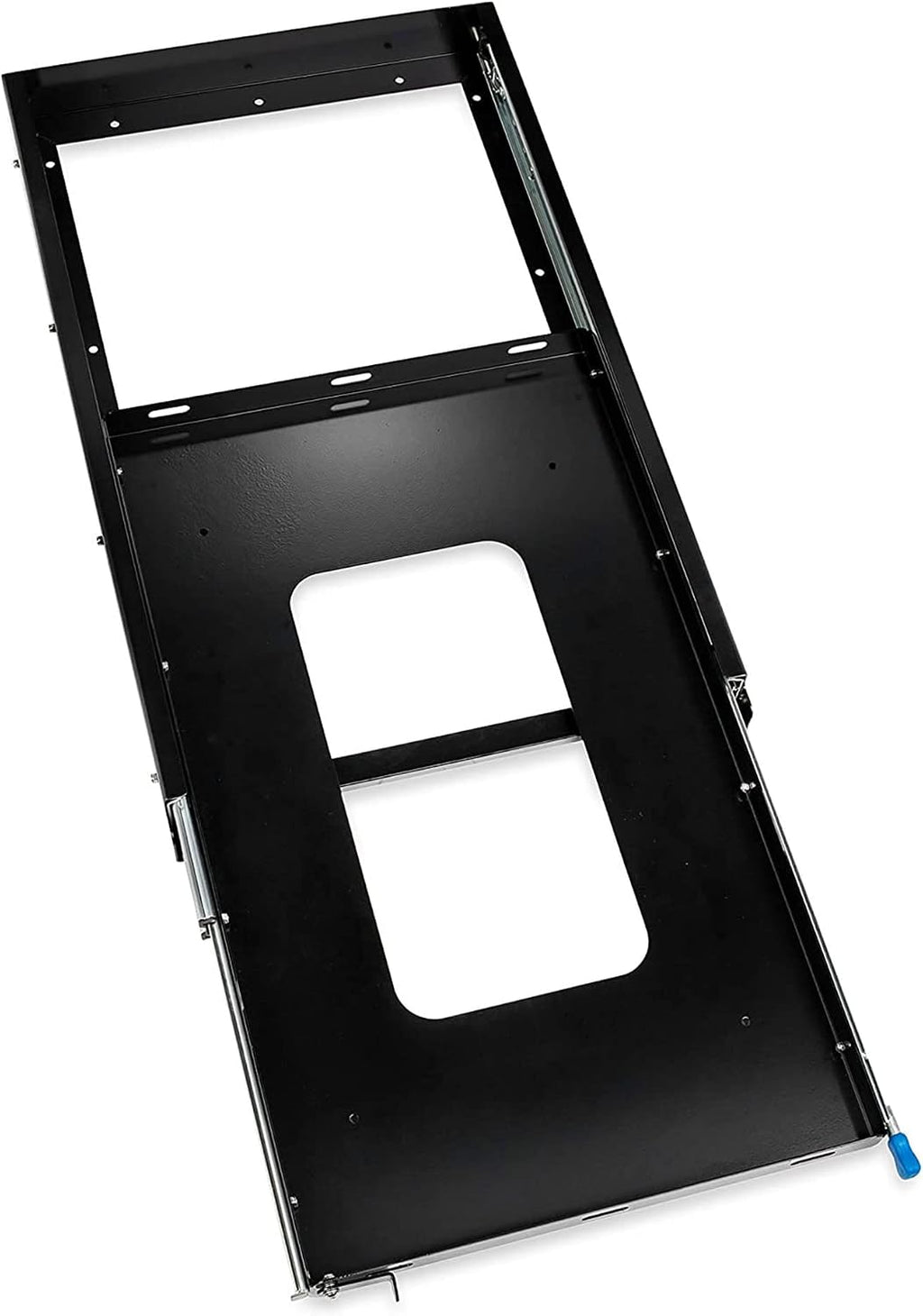 Camco 51530 Retractable Floor Mounted Portable Electric Refrigerator Slide with Durable Steel Construction and Smooth Ball Bearings, Medium