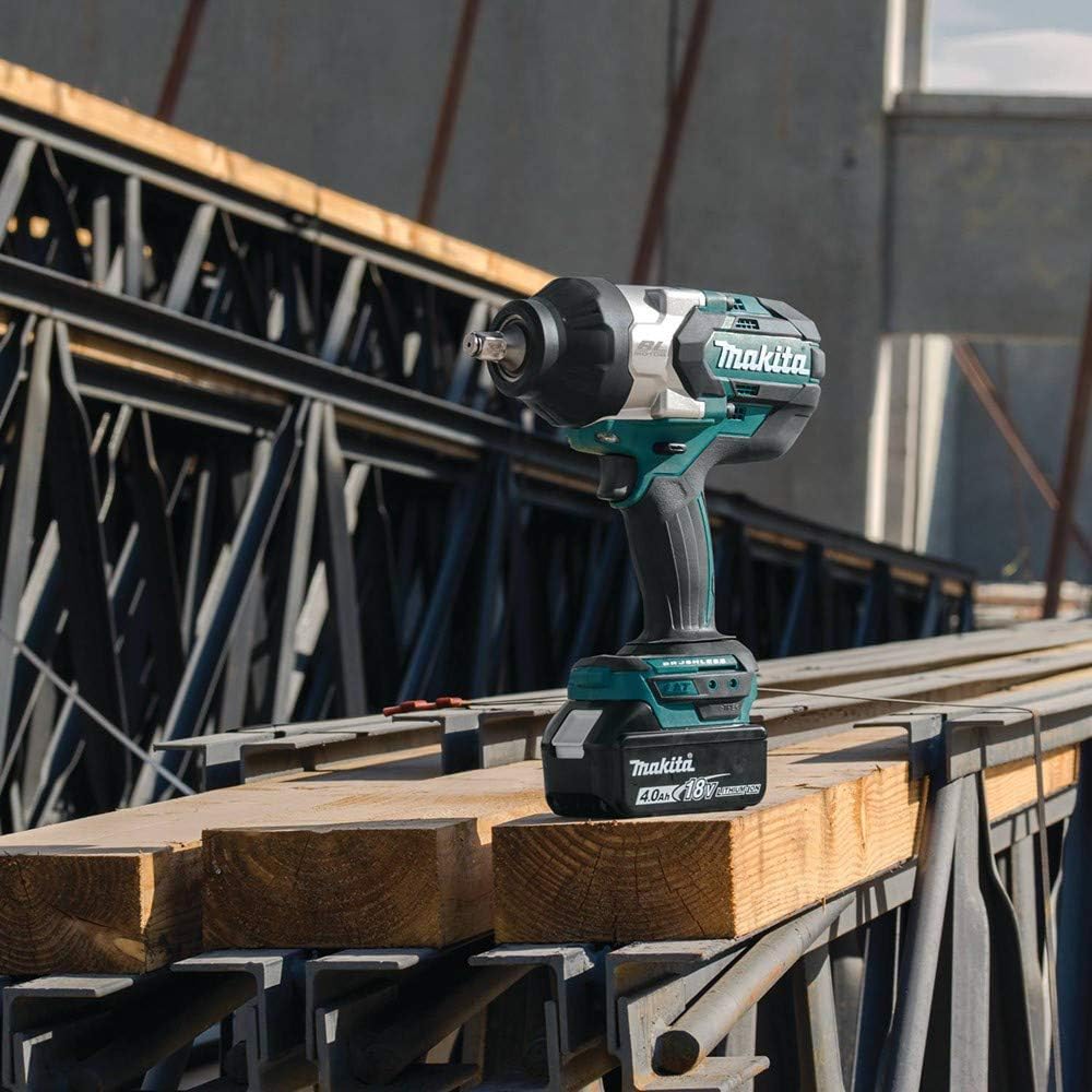 Makita XWT08Z 18V LXT® Lithium-Ion Brushless Cordless High-Torque 1/2' Sq. Drive Impact Wrench, Tool Only