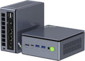 GMKtec Mini PC Gaming, M7 Ultra Ryzen 7 PRO 6850U 16GB DDR5 RAM + 512GB Hard Drive PCle SSD Oculink Dual NIC LAN 2.5G Desktop Computer, Dual USB4, HDMI 2.1, USB-C M7 Ultra 16+512