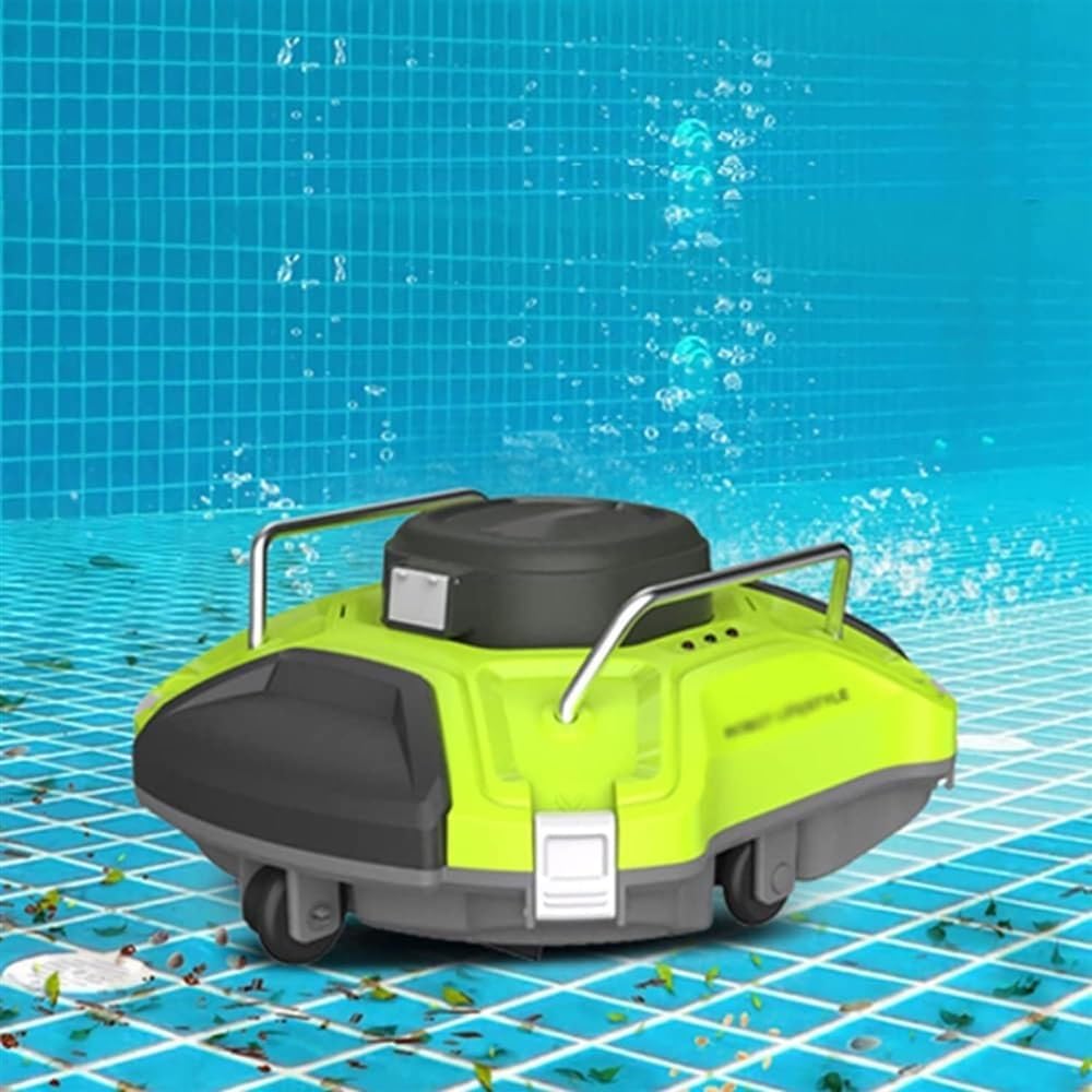 Robotic Pool Cleaner Fully Automatic Swimming Pool Cleaning Robot Wireless Intelligent Cleaning Underwater Cleaning Suction Device Rechargeable