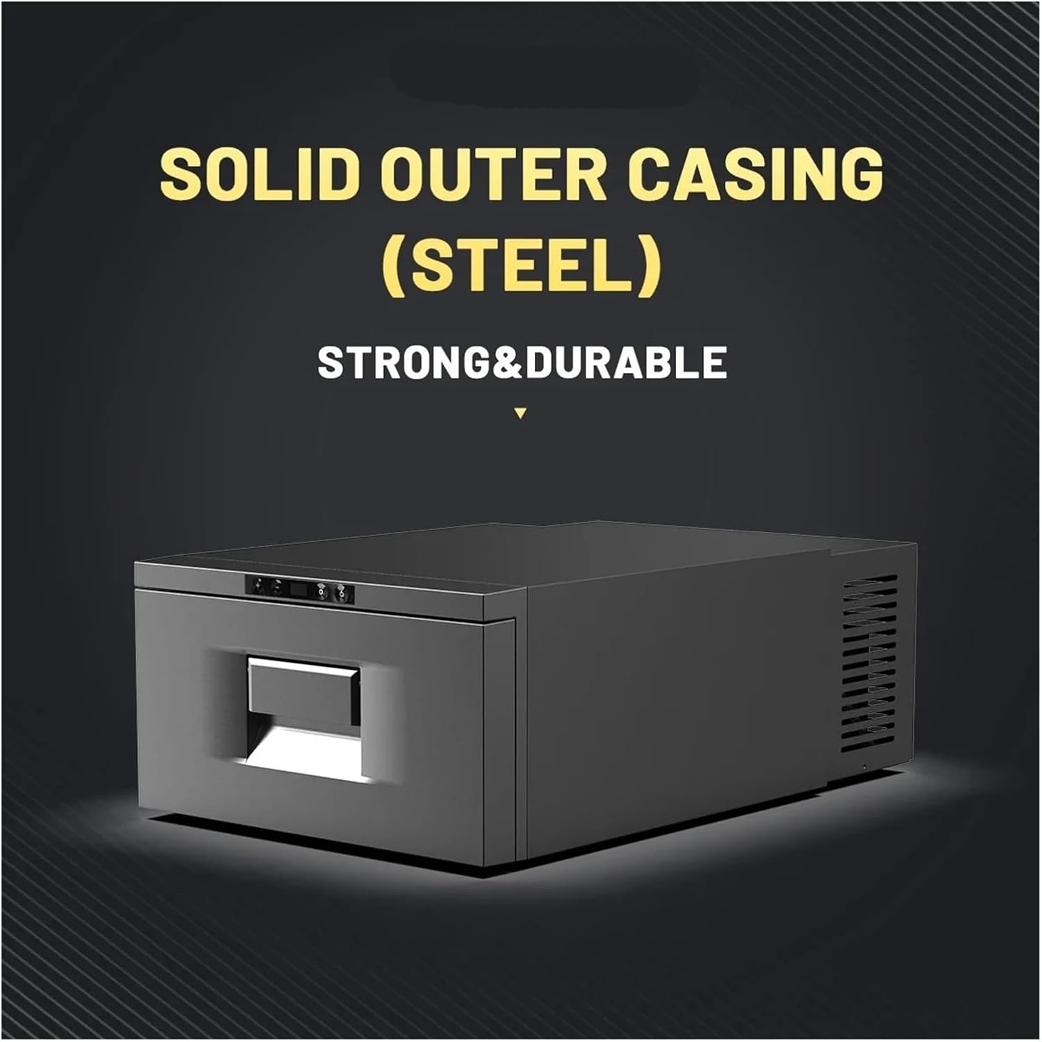 D30 RV Fridge Drawer Car Refrigerator Freezer AC DC Compressor Electric Portable Cooler 12V Fridge With Digital Display