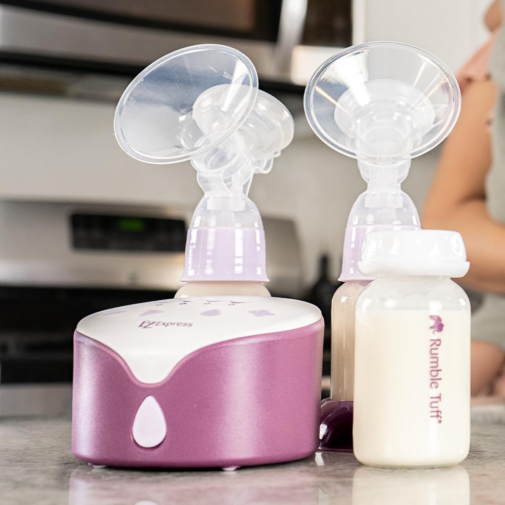 Rumble Tuff EZ Express Electric Breast Pump with Classic Collection Kits and Cooler Bag