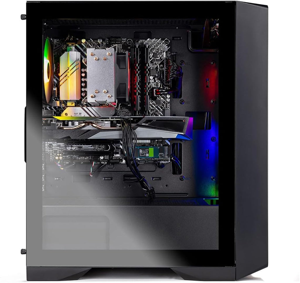 Skytech Gaming Nebula Gaming PC, Intel i5 14400F 2.5GHz, NVIDIA RTX 5060 Ti 8GB VRAM, 1TB NVMe SSD, 16GB DDR5 RAM 5200, 650W Gold PSU, Wi-Fi, Win 11, Desktop