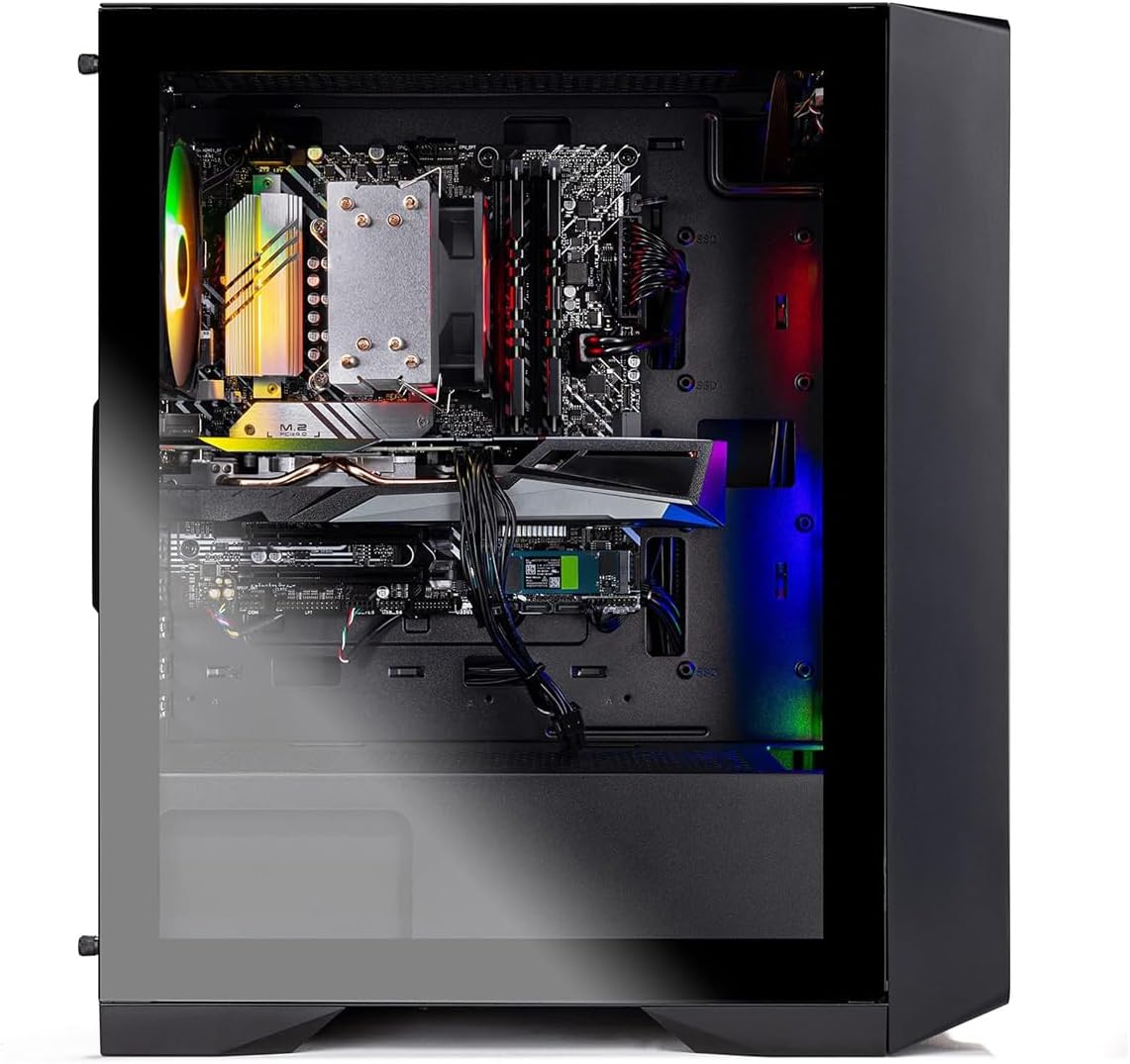 Skytech Gaming Nebula Gaming PC, Intel i5 14400F 2.5GHz, NVIDIA RTX 5060 Ti 8GB VRAM, 1TB NVMe SSD, 16GB DDR5 RAM 5200, 650W Gold PSU, Wi-Fi, Win 11, Desktop