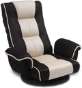 360 Degree Swivle Adjustable Floor Chair, Chaise Lounge Indoor, Folding Lazy Sofa with Armrests and Side Pocket Adults Gaming Chairs for Living Room, Bedroom Factory Price 201 (BK-CO)
