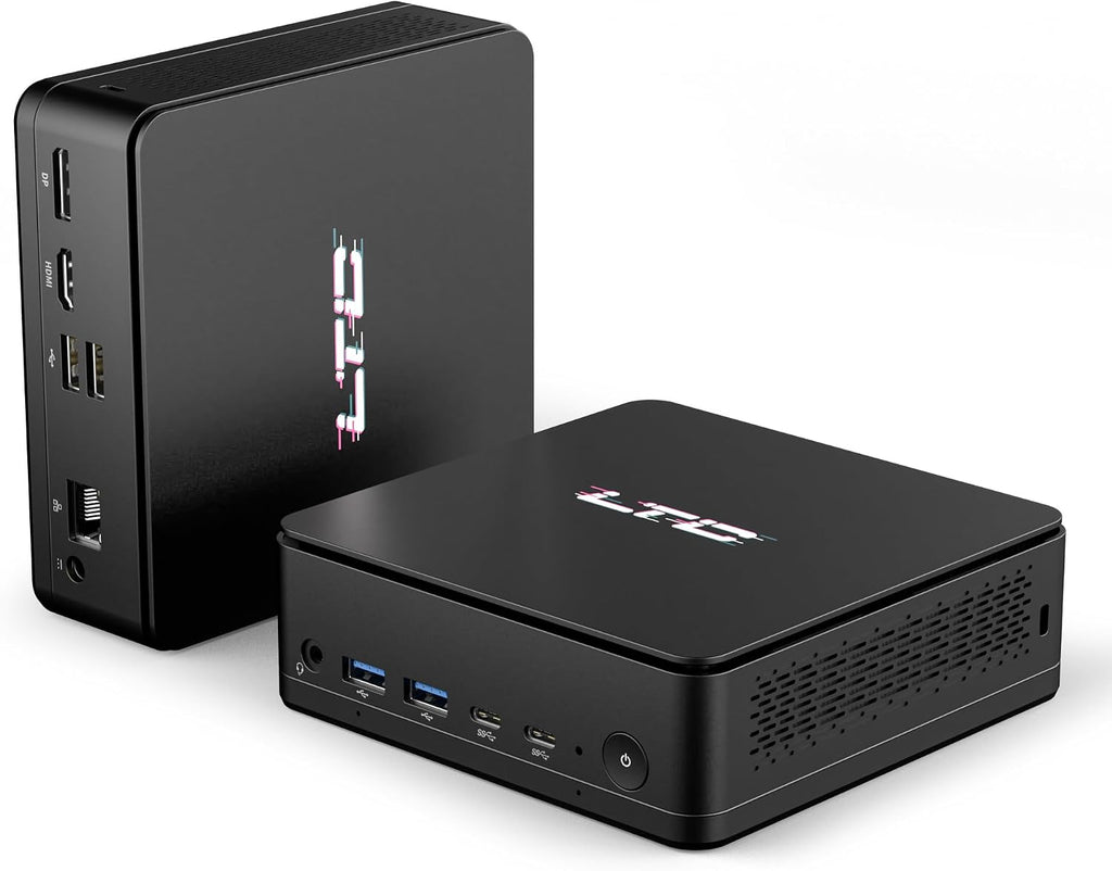 LTC Gaming Mini PC, AMD Ryzen 7 8845HS, Radeon 780M Graphic, Upgradable 16GB DDR5 RAM, 1TB PCIe 4.0 SSD, USB4, WiFi 6, BT 5.2, 2.5Gbps Ethernet, Triple 4K/8K Display