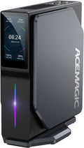 ACEMAGIC N95 (up to 3.6GHz) S1 Mini PC with DIY LCD Screen, 16GB DDR4 512GB M.2 SSD Mini Tower PC, WiFi 5/BT 4.2/4K UHD/Dual LAN