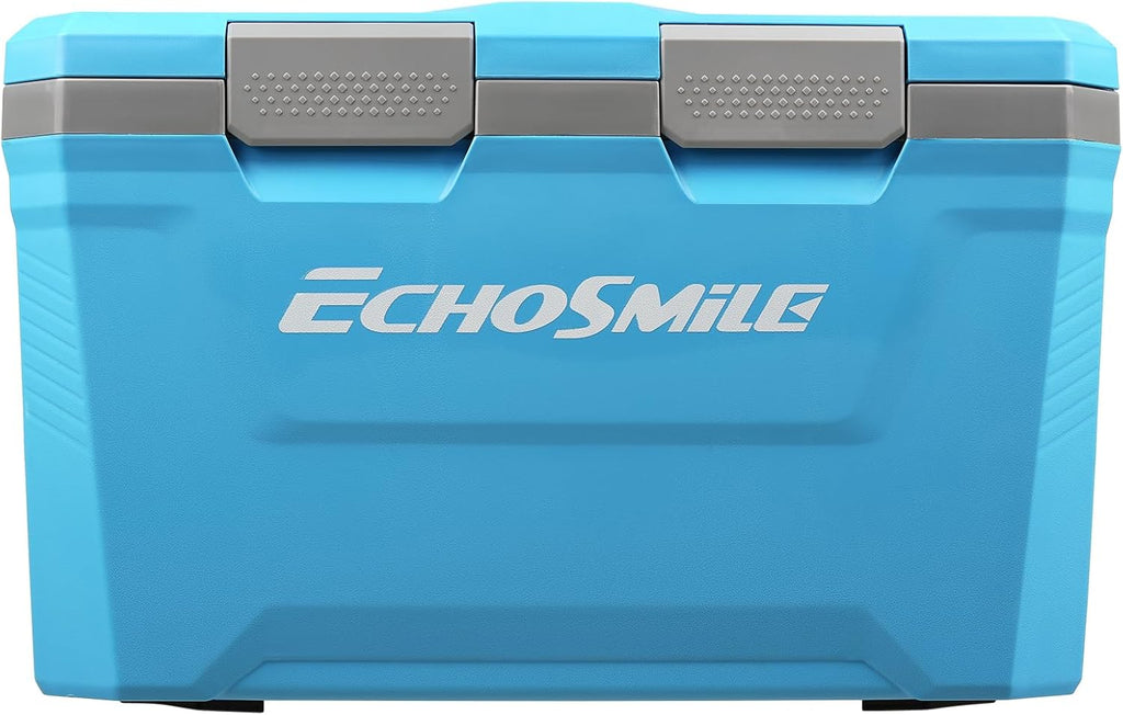 EchoSmile 35 Quart Cooler, Ultra-Light Hard Coolers, Outdoor Insulated Ice Chest Box for Camping, Drink, Beach, Fishing and Boating