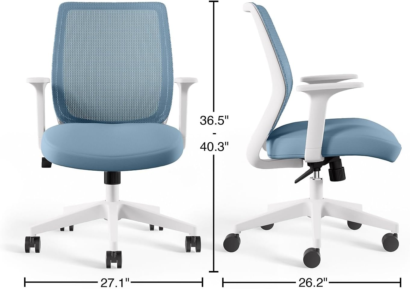 Staples Ergonomic Task Chair, Fabric, Ergonomic, Swivel
