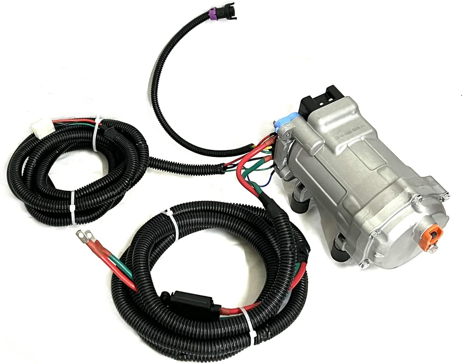 12V DC air conditioner kit, car AC hot and cold dual use, suitable for RV, truck, farm car, van, excavator, bus, car, pickup, etc. Parking air conditioner/PTC heating (12V cold/hot)