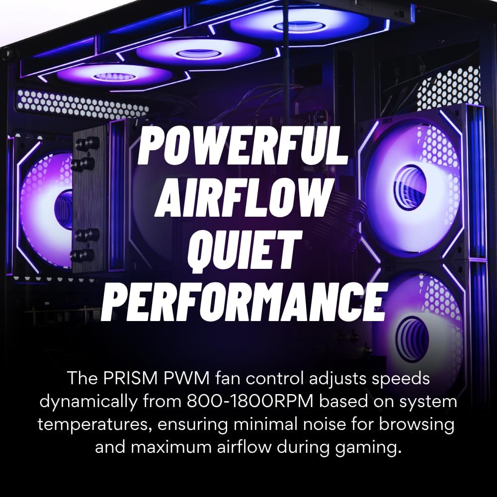 Panorama Radeon RX 9070 XT Gaming PC Desktop - AMD Ryzen 7 9800X3D Processor, 32GB DDR5 RAM, 2TB NVMe Gen4 M.2 SSD, WiFi 6E, HDMI, Windows 11 Pro - Best 2025 RGB Prebuilt Tower Computer for Gamers