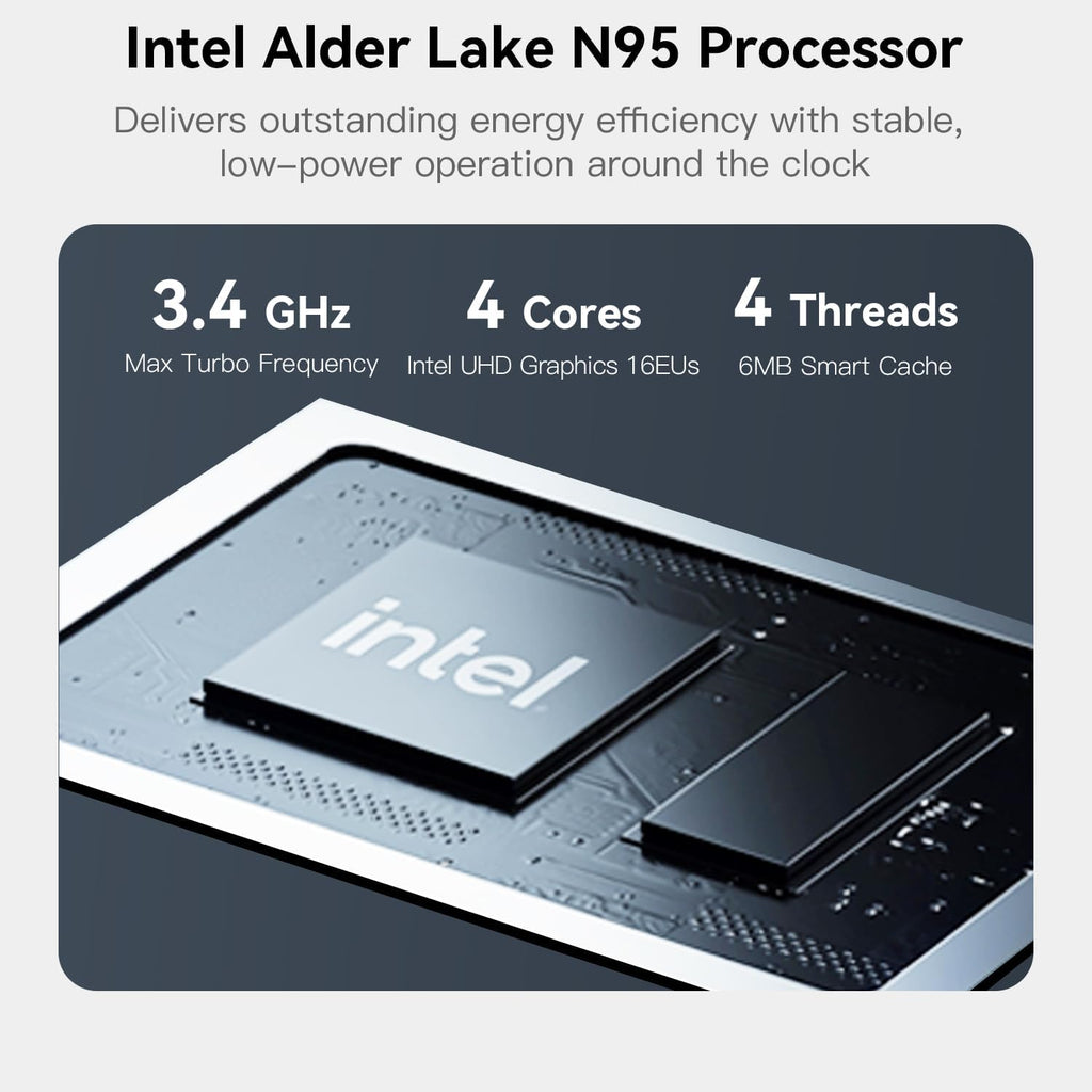 Beelink ME Mini PC Intel N95, 12GB LPDDR5+1TB SSD, 6*M.2 SSD Slots, ME Mini Computer Support Dual 2.5G LAN, Cloud Disk, Virtual Machine, Soft Router, NAS, HTPC