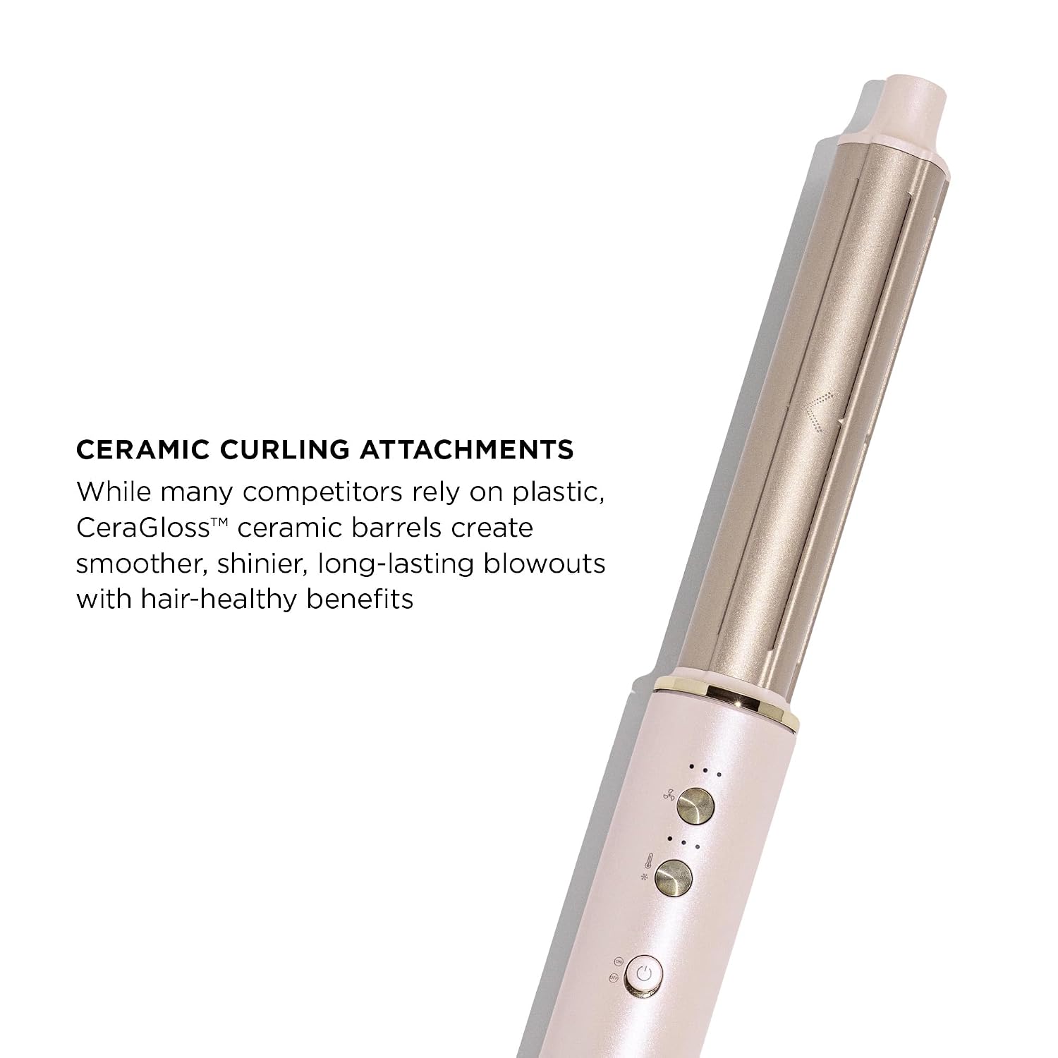 Aire 360 Ceramic Dual Voltage Air Styler Blowout Kit with Curling Attachments, Oval Brush & Drying Concentrator | Fast, Healthy Blowouts and Long-Lasting Curls | for All Hair Types