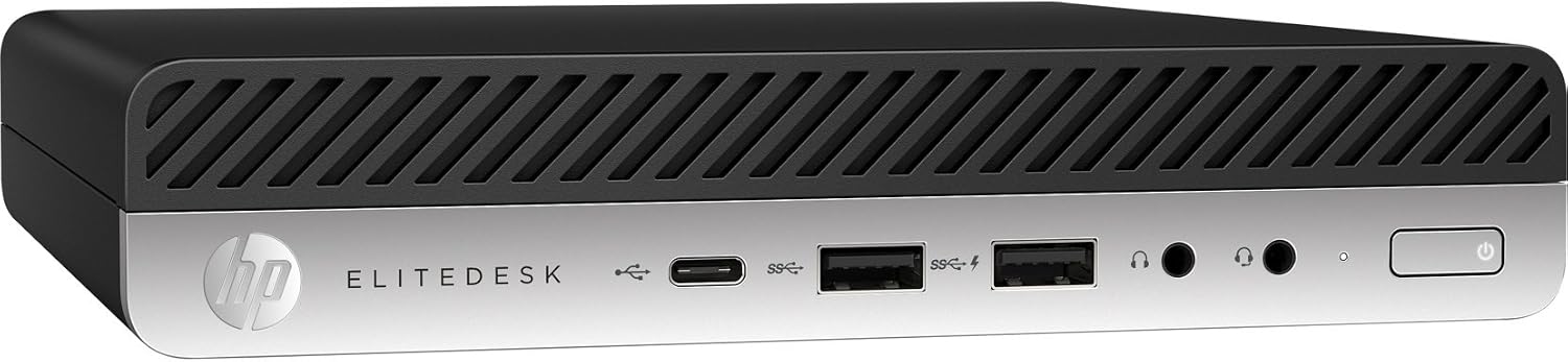 HP EliteDesk 800 G3 Mini PC, Intel Core i5-7500T Upto 3.3GHz, 16GB RAM, 1TB SSD, VGA, 2X DisplayPort, Windows 11 Pro (Renewed)
