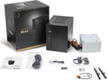 ASRock DeskMeet X300 Mini PC Barebone Kit – AMD AM4 Socket, Supports Ryzen 5000/4000/3000G CPUs, DDR4-3200MHz, PCIe 3.0 x16, Dual M.2, USB 3.2 Gen2 Type-C, 500W PSU (No CPU/RAM/Storage Included)