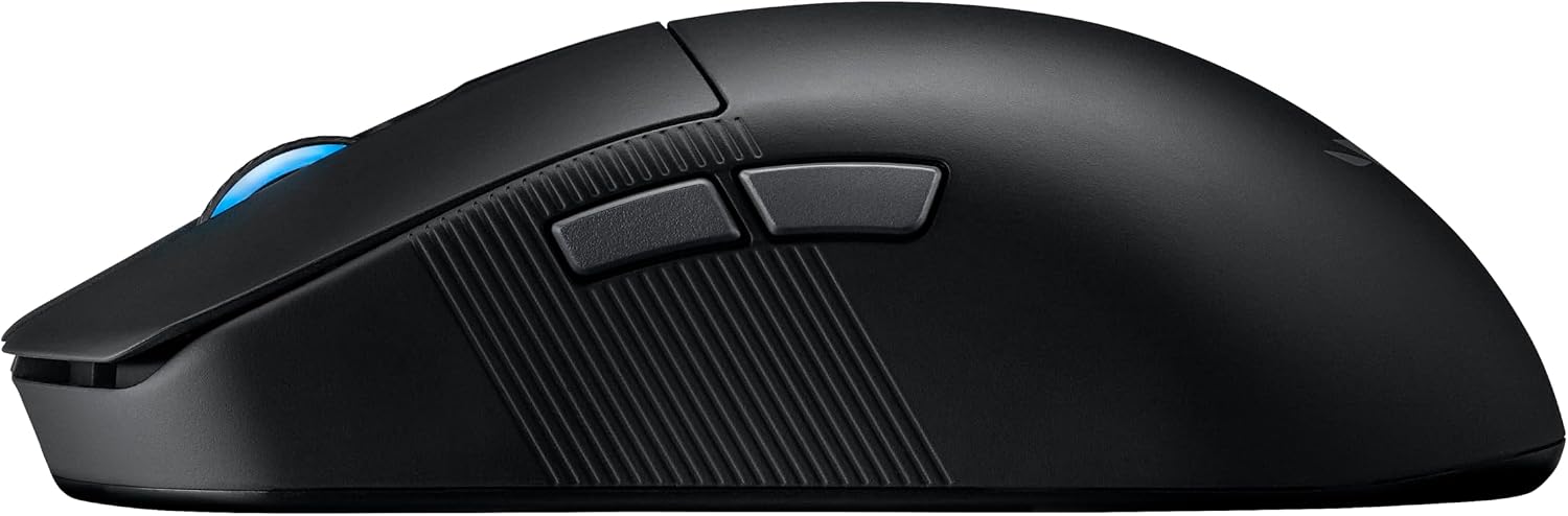 ASUS ROG Harpe Ace Mini Wireless Esports Gaming Mouse – Small Compact Design, Right-Handed, 49g Lightweight, Tri-Mode Connectivity, 36K DPI, up to 105Hr Battery, Pro-Approved, PC/Mac Support - Black