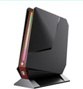 Mini PC, Intel Core I7-8750H Gaming Computer with Nvidia GTX1050 RGB Lights Mini Computer, 16GB DDR4 512GB NVMe SSD, Support Triple 4K Display/WiFi6 BT5.2/RJ-45, Windows 11 Pro Desktop PC, Black