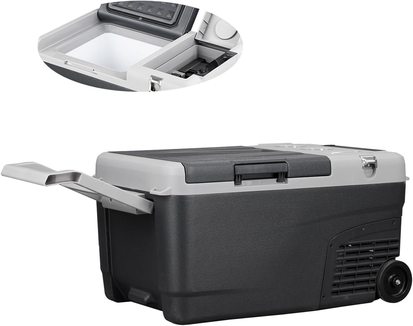 Alpicool MT25 Portable Fridge 12 Volt Car Refrigerator 24 Quart Freezer for Fishing, Camping, RV, Truck, Boat-12/24V DC