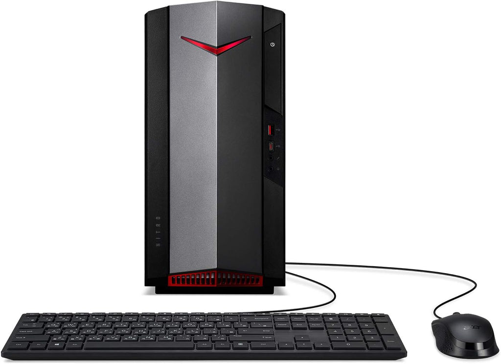 Acer Nitro 50 N50-620-UA91 Gaming Desktop | 11th Gen Intel Core i5-11400F 6-Core Processor | NVIDIA GeForce GTX 1650 | 8GB DDR4 | 512GB NVMe M.2 SSD | Intel Wi-Fi 6 AX201 |