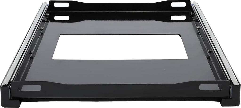 HECASA Fridge Slide Inner 29.3 x 18.7 In Portable Rail Draw Tray Slider For RV Pickup SUV Van Trailer Refrigerator Freezer Cooler Slide Out Powder Coated Steel