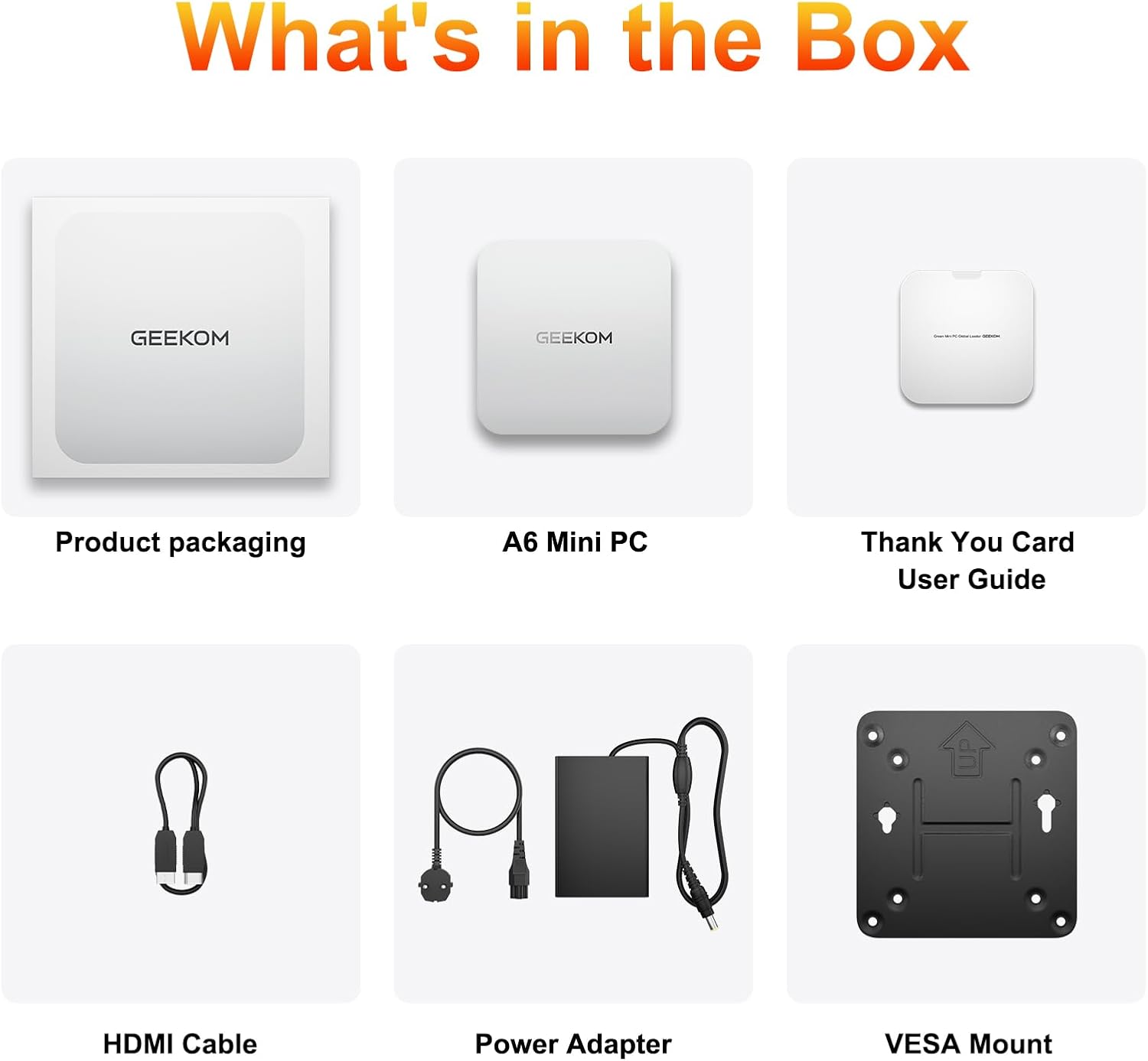 GEEKOM A6 Mini PC with AMD Ryzen 7 6800H, 16GB DDR5 RAM (Upgradable, Not LPDDR), 1TB PCIe 4.0 NVMe SSD, Compact Aluminium Design Windows 11 Pro Desktop Computer with USB4/8K/Wi-Fi 6E/BT 5.2/SD Slot