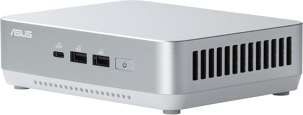 ASUS NUC 14 Pro+ Barebone with Intel 14thGen Core Ultra 7 155H (NPU Support), up to 96GB DDR5 RAM, Dual Storage, Thunderbolt 4, Wi-Fi 6E & Bluetooth 5.3, Silver Aluminum Chassis with VESA Mount