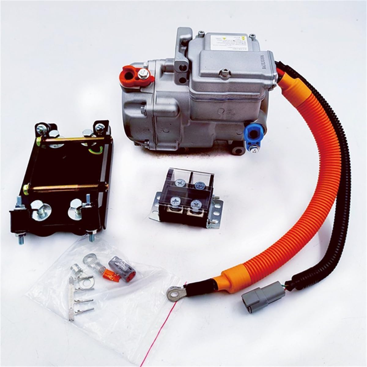 DC 12V Electric air conditioner Compressor Car ac Universal Scroll compressor fit for Truck Camper RV Trailer most vehicles Battery Drive Fast Cooling 10500BTU (18CC)