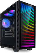 Continuum Micro Budget PC with Radeon Graphics, 8-Core AMD Ryzen 7 5700G CPU, 32GB RAM, 1TB Gen4 NVMe SSD, Student Desktop w/Windows 11 Pro, 3-Year Warranty, RGB Keyboard+Mouse, Internal Wi-Fi