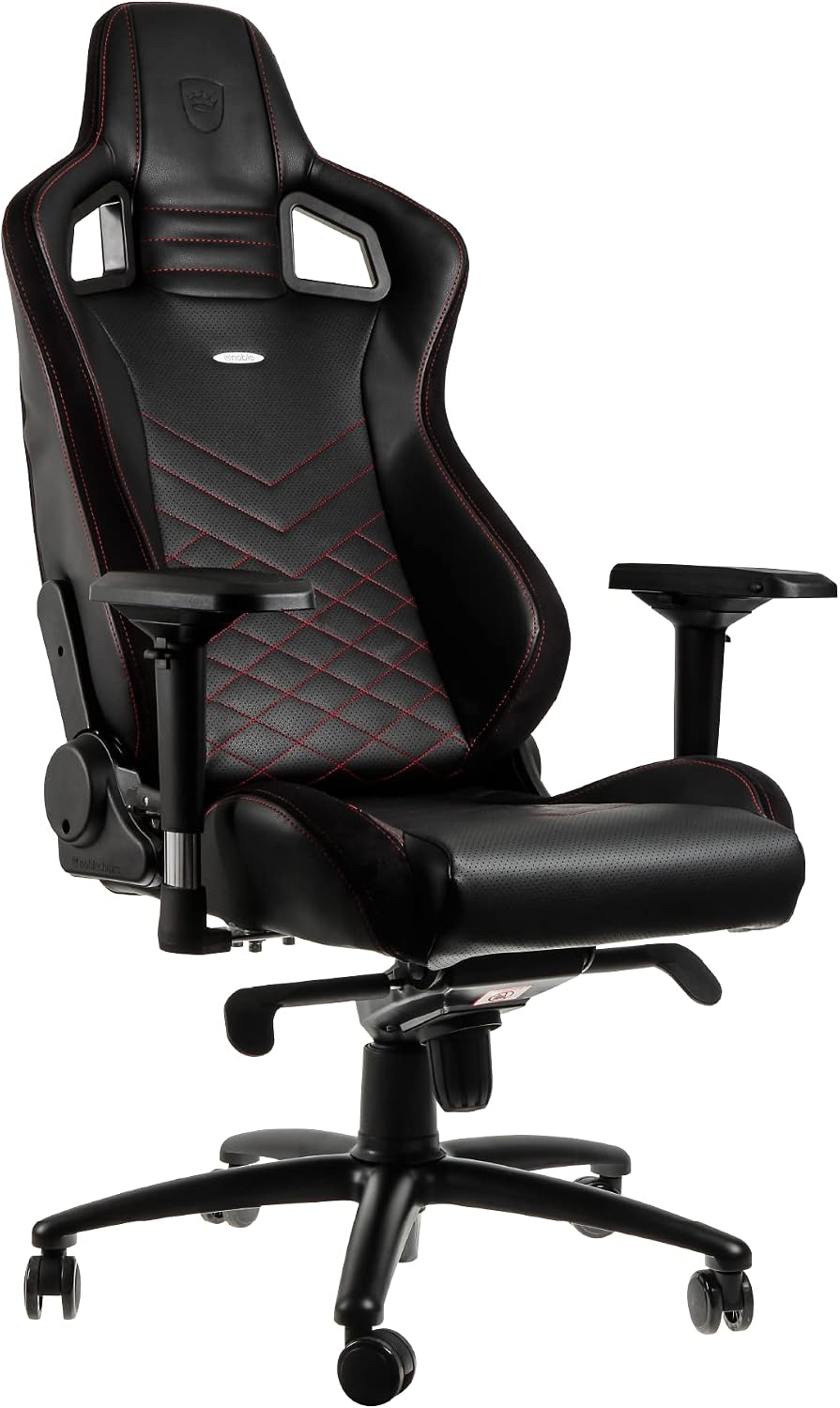 noblechairs Epic Reclining Gaming Chair and Reclining Office Chair, PU Faux Leather, Black/Red