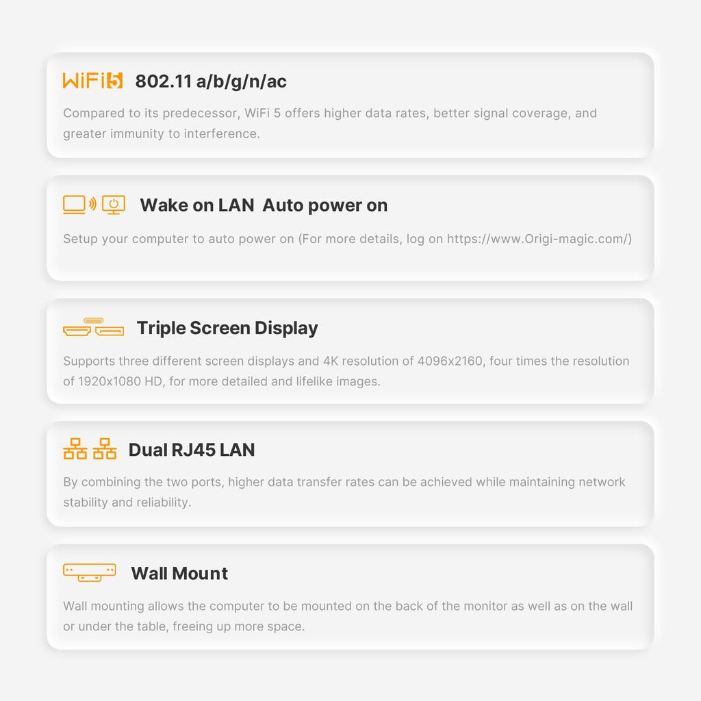 C4 Neo Mini PC 11 Pro, Ryzen 5 3500U Desktop Computer Dual 1000Mbps NIC LAN, 16GB RAM 512GB SSD Micro PC, WiFi 5, BT 5.0, Triple Display, PC for Home Theater, Office