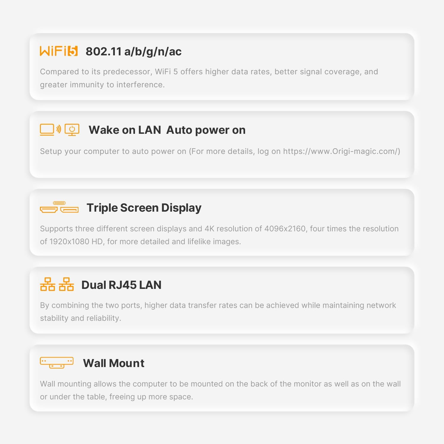 C4 Neo Mini PC 11 Pro, Ryzen 5 3500U Desktop Computer Dual 1000Mbps NIC LAN, 16GB RAM 512GB SSD Micro PC, WiFi 5, BT 5.0, Triple Display, PC for Home Theater, Office