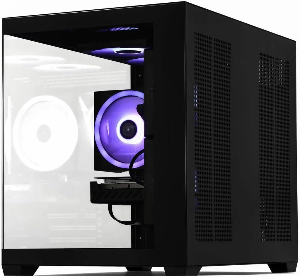 STORMCRAFT Sirius AI Gaming Desktop, Intel i5 14400F, Arc B570 10GB GDDR6 Supports 1440P Gaming, 16GB DDR4 RGB Memory, 1TB NVMe SSD, VR Ready PC Gamer