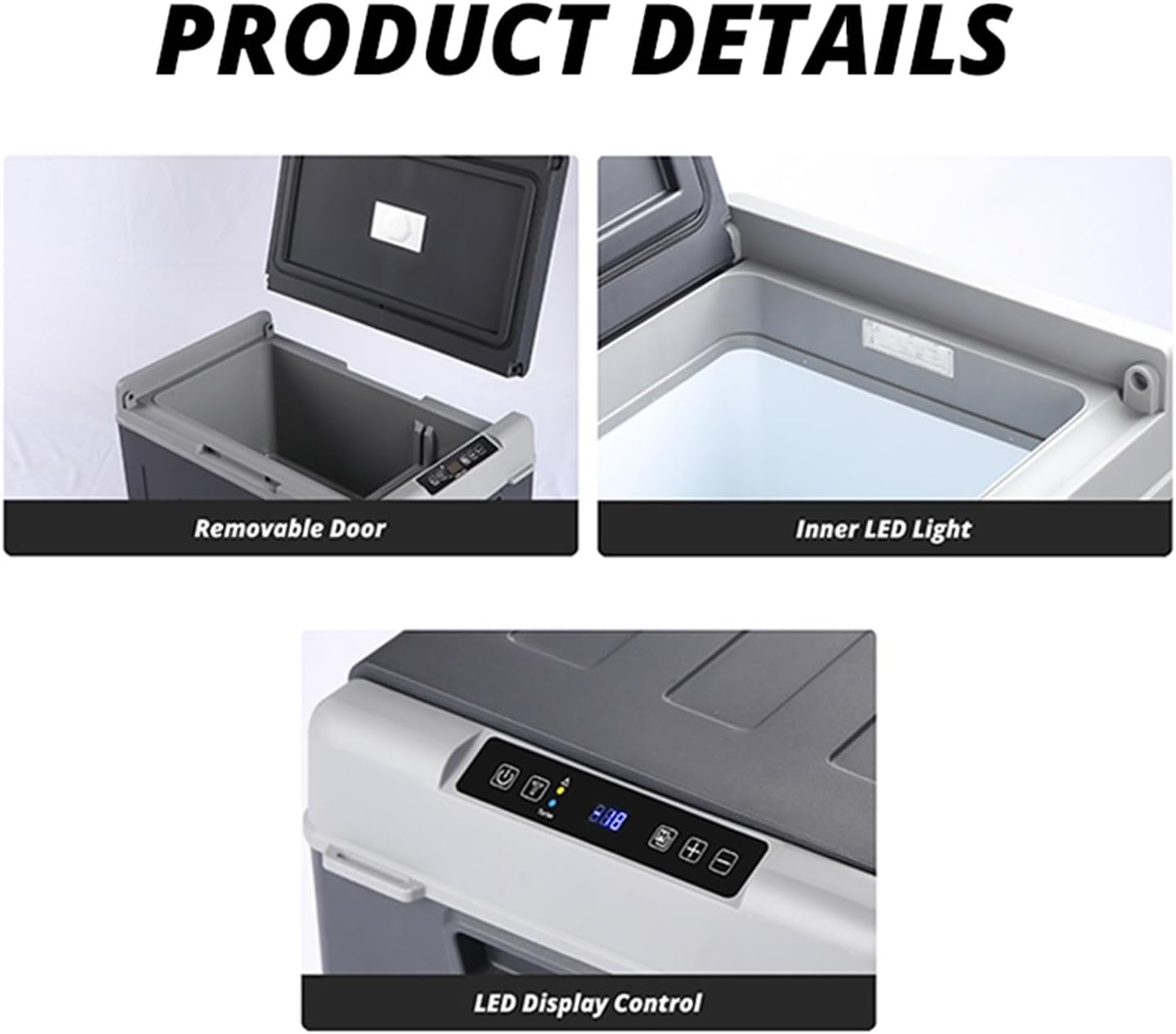 Portable Car Refrigerator Fridge Outdoor Compressor Cool Box 12V Truck Freezer(20L)