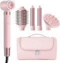 5 in 1 High-Speed Hot Air Styler - Professional Frizz-Free Hair Dryer Brush, Fast Drying Hair Dryer with Diffuser, No Heat Damage Air Styler Wrap - Curl, Volumize