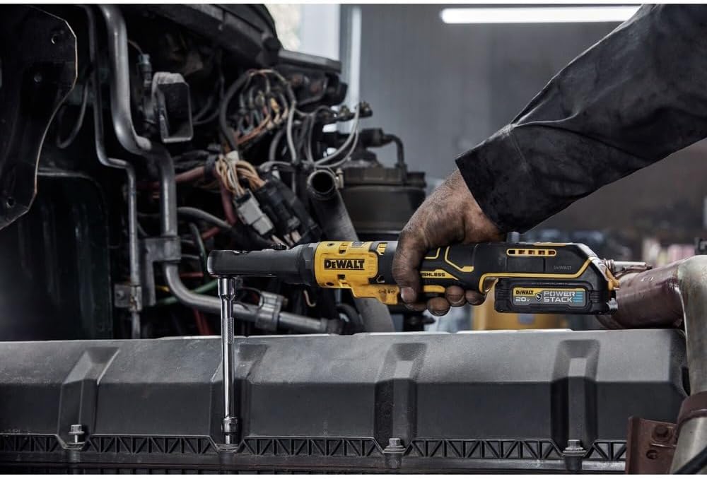 DEWALT 20V MAX XR Cordless Ratchet, 3/8' and 1/2' Sealed Head Ratchet, Bare Tool Only (DCF510B)