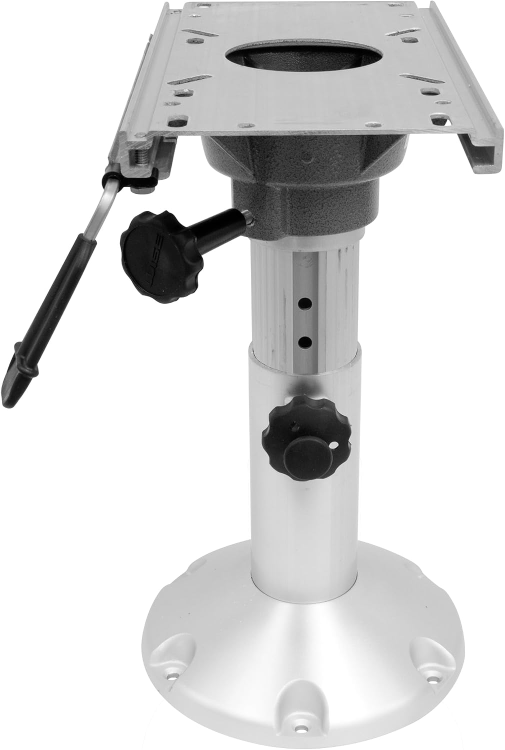 Wise 8WP21-374 Boat Seat Pedestal, Adjustable Height from 12' to 18', with Seat Slide Seat Mount, Adjustable Travel 5' - Fore & AFT