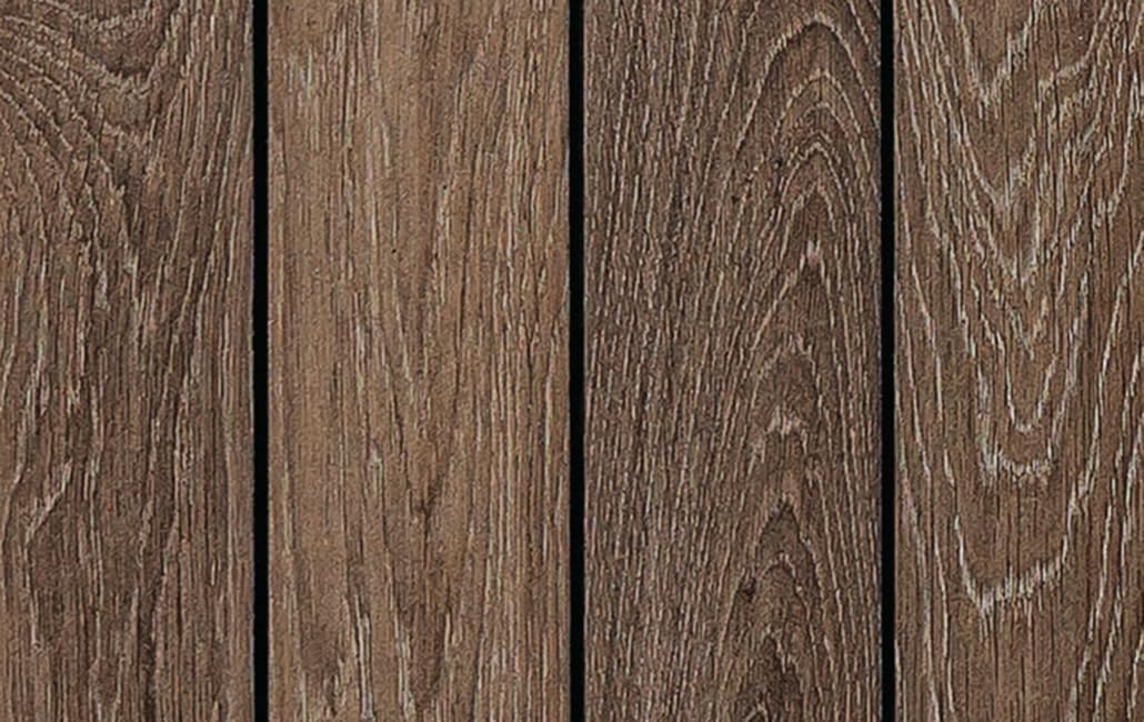 Keter Signature Weatherproof Plastic Garden Cabinet with Metal Reinforcement 1400 Litre Storage Space Lockable Walnut Wood Design