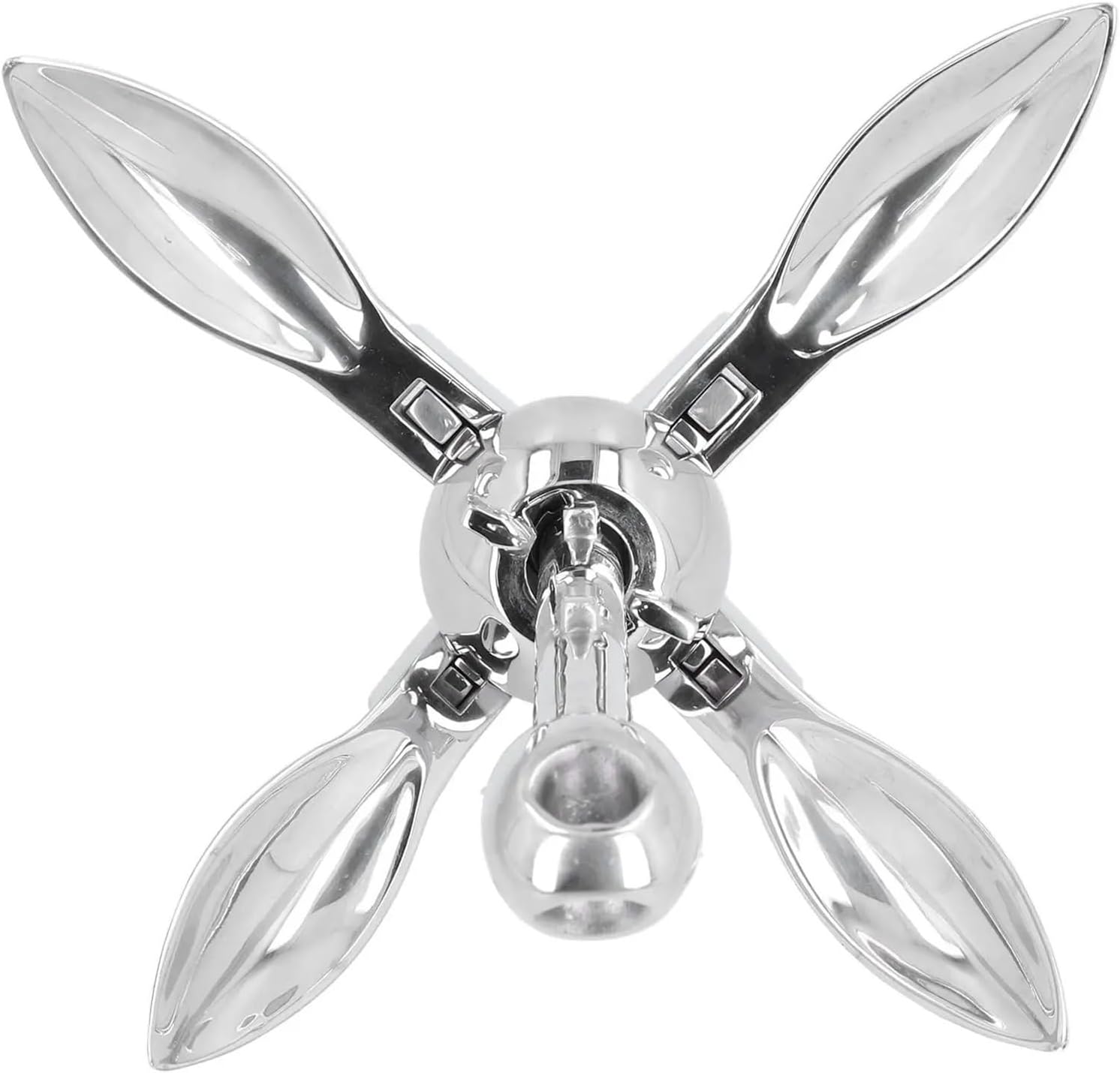 Folding Anchor, Foldable Grapnel Anchor 316 Stainless Steel Practical Hardware,for Small Boats Canoe Paddle Boards