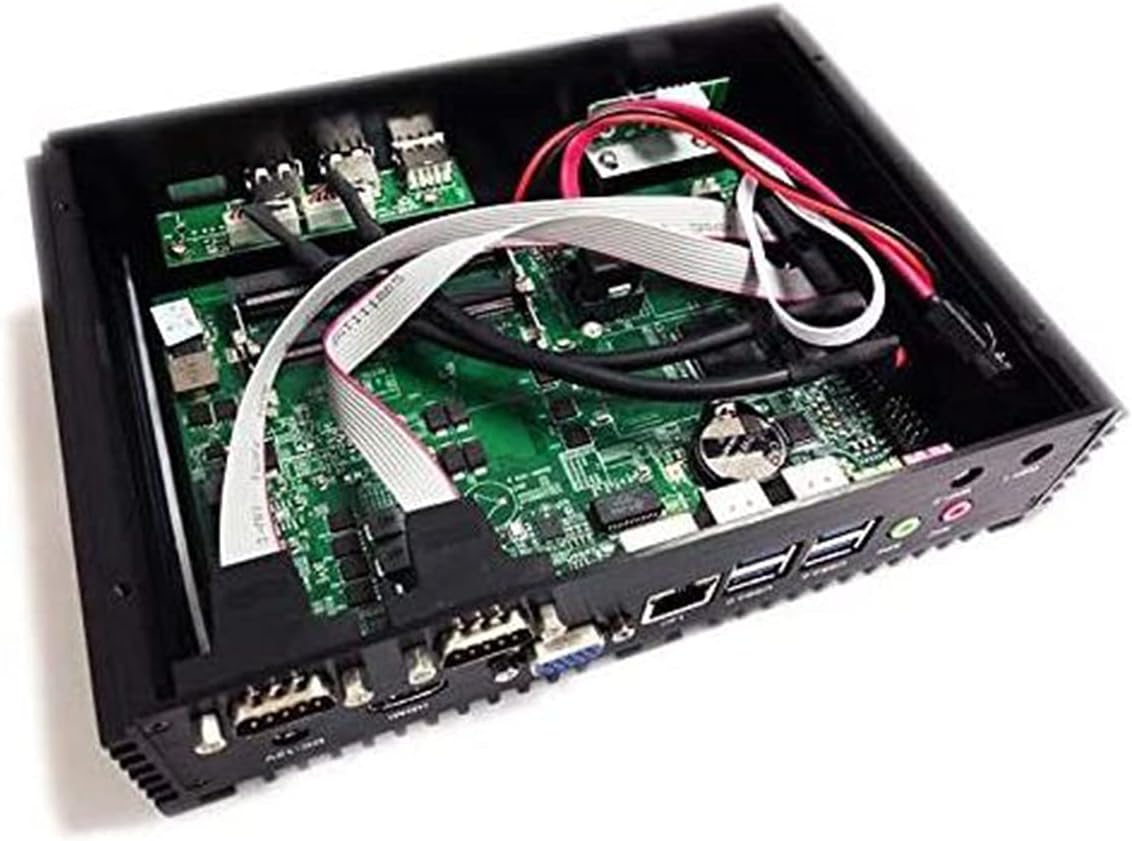 KINGDEL Mini Business PC, Core i5-8250U 8th Gen CPU, 16G DDR4 RAM 1TB SSD, HD(4K@60Hz) Outputs 6xUSB 2xCOM, VGA Fanless Gaming Computer Support Two Screen